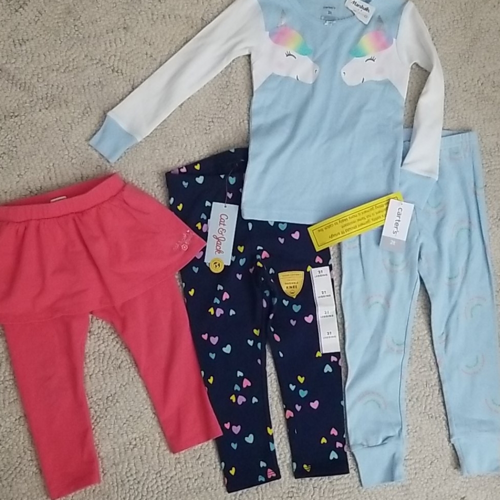 2t ☆ Leggings & Pajama set